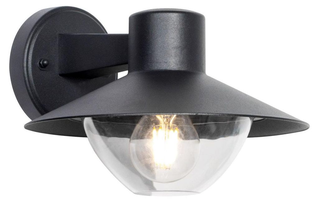 Wandleuchte Aussen Aluminium Neiva Schwarz