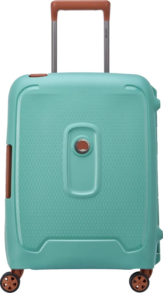 Valise Cabine DELSEY Moncey Anti-Intrusion Rigide 55cm 4 Roues Almond Menthe