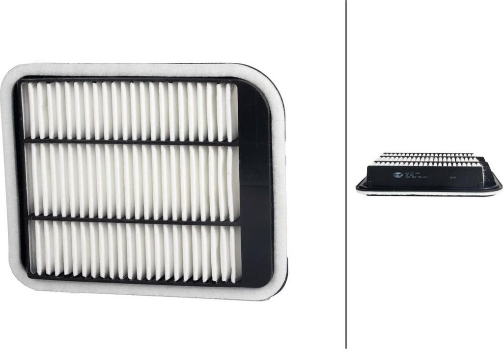 Luftfilter-Einsatz 255 x 205 mm HELLA passend für MITSUBISHI GRANDIS