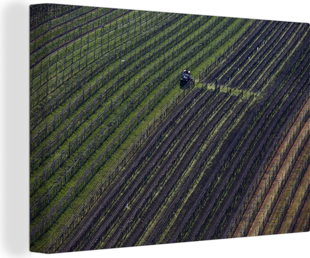 OneMillionCanvasses - Leinwandbilder - 140x90 cm, Traktor - Landwirt - Land, Wandbilder Kunstdruck Wanddekoration