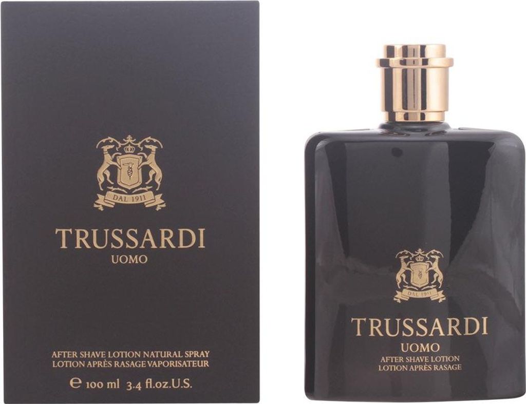 Trussardi Uomo, scheergel, geschikt voor alle huidtypes, Productafbeelding 