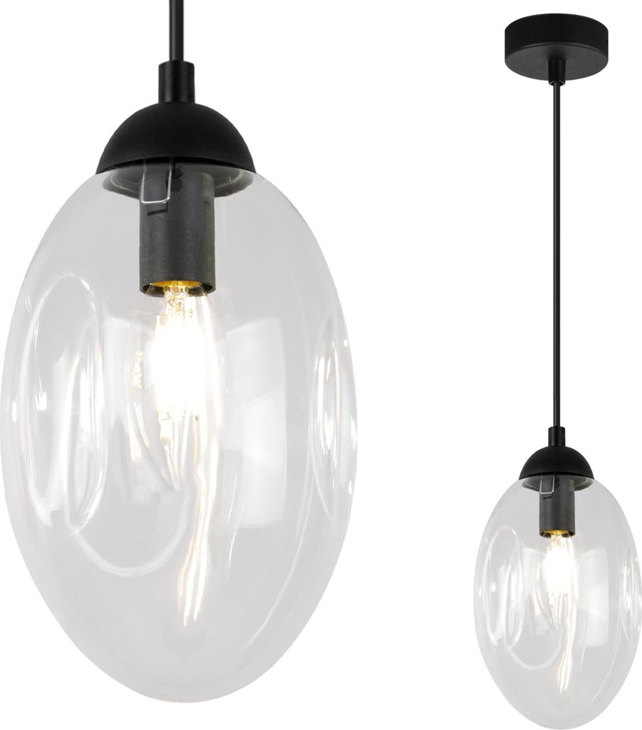Pendelleuchte Loft Elegant für Küche, Wohnzimmer und Zimmer – Moderne Hängelampe Kronleuchter Deckenlampe