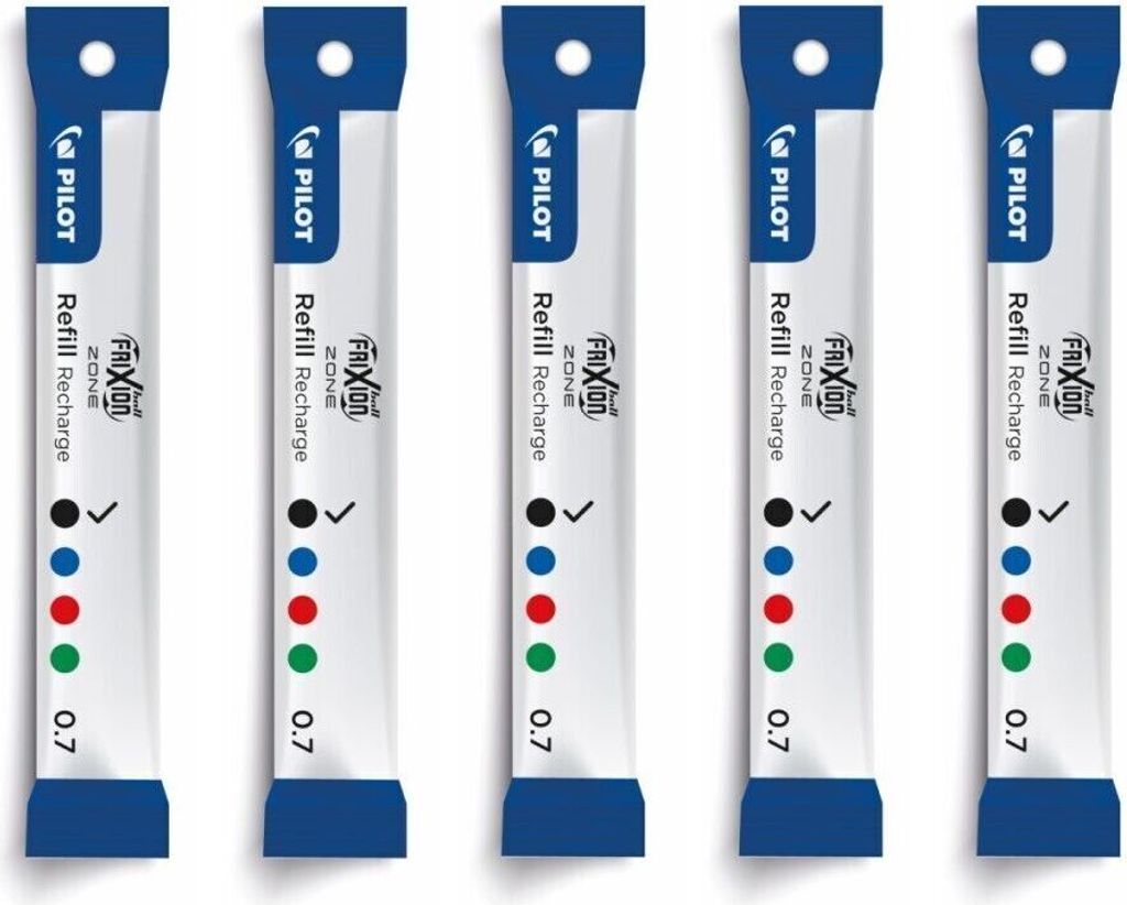 Pilot 5er-Set Großraum-Metall-Mine FriXion Zone 0.7 / M / Produktbild 