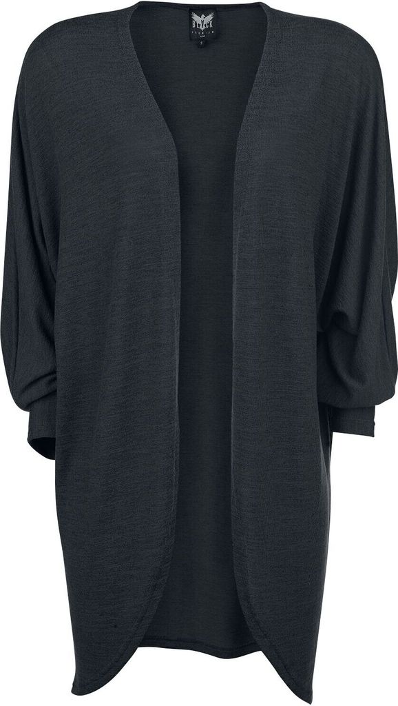Black Premium by EMP Damen schwarzer langer Cardigan XXL