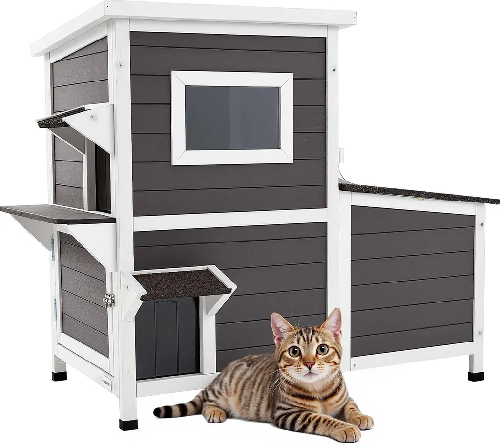 Maison pour Chats Résistante à l'Hiver : Fini l'Humidité au Jardin