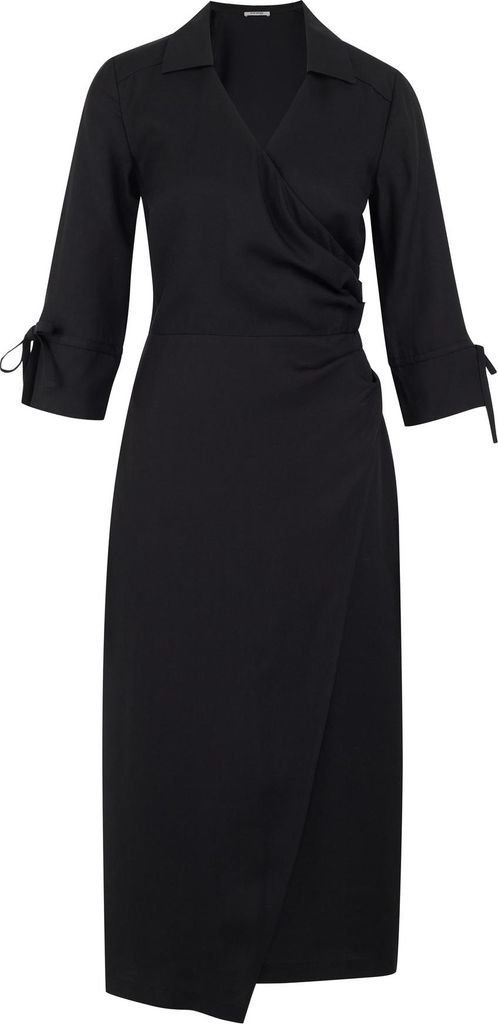 Orsay Schwarzes Wickelkleid für Damen 1000289660000__34