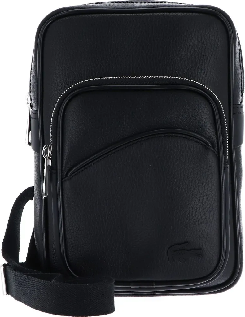 Sacoche Body Bag Lacoste Noir - Sac Bandoulière Homme Sport et Chic Urbain