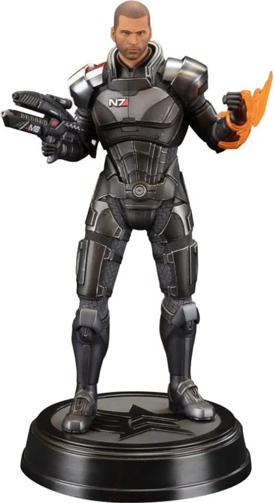 Figurine John Shepard Mass Effect 23 cm en PVC - Statue de Collection N7