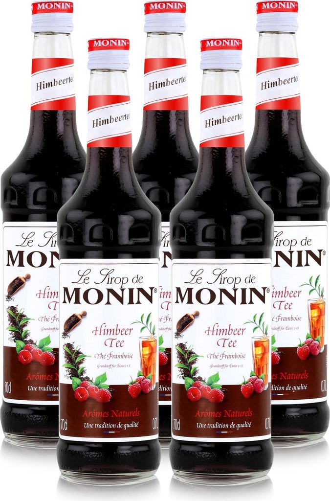Monin Sirup Himbeer Tee 700ml - Cocktails Milchshakes Produktbild 