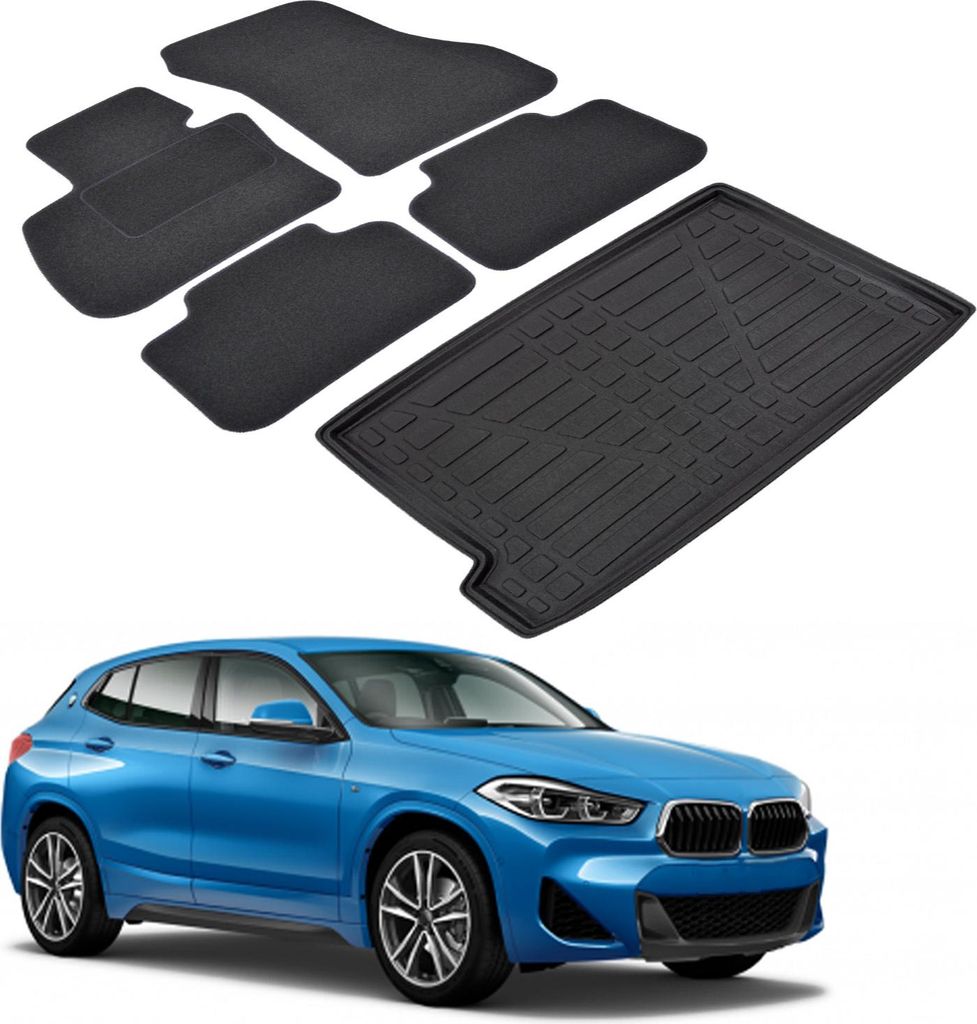 Sada Velurových Koberců a Vaničky do Kufru pro BMW X2 F39 Obrázek produktu 
