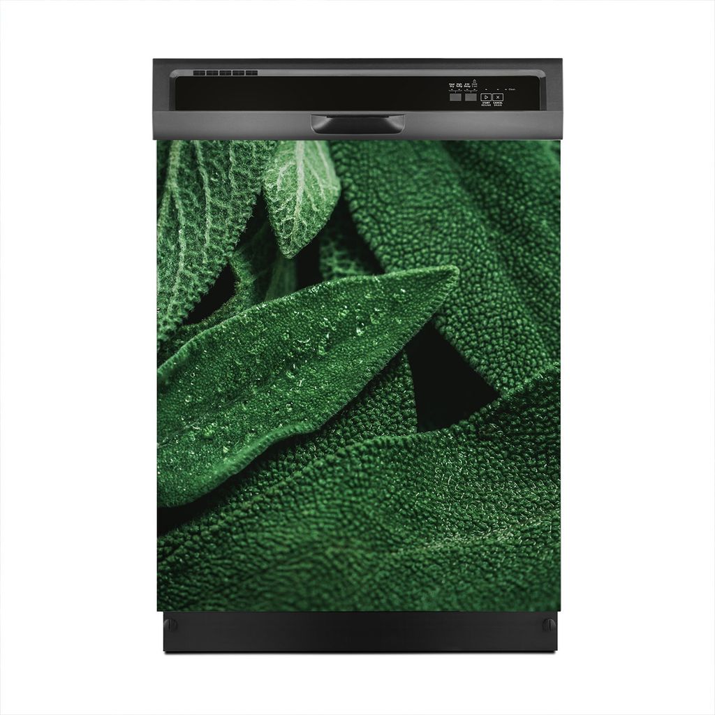 Magnete Dekorative 60x70 cm Küche Magnetmatte Spülmaschine - frischem Salbei
