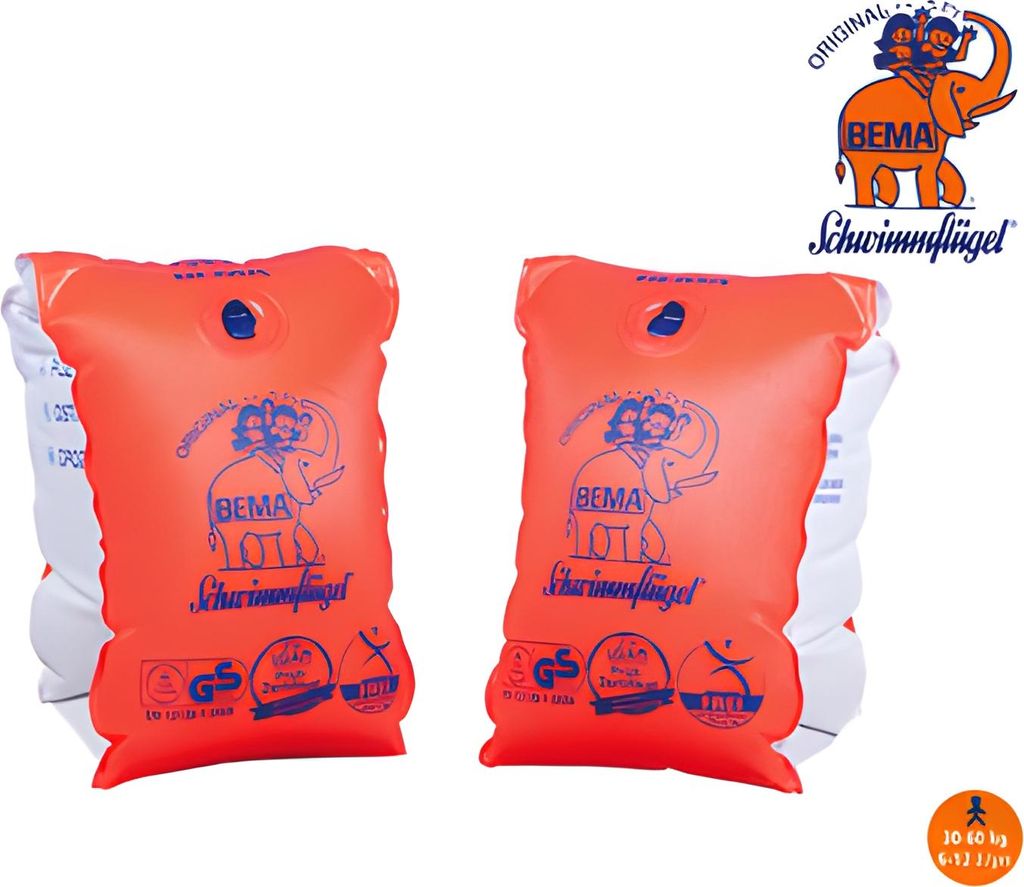 Bema Schwimmflügel 18002, Orange, Schwimmarmbänder, Produktbild 