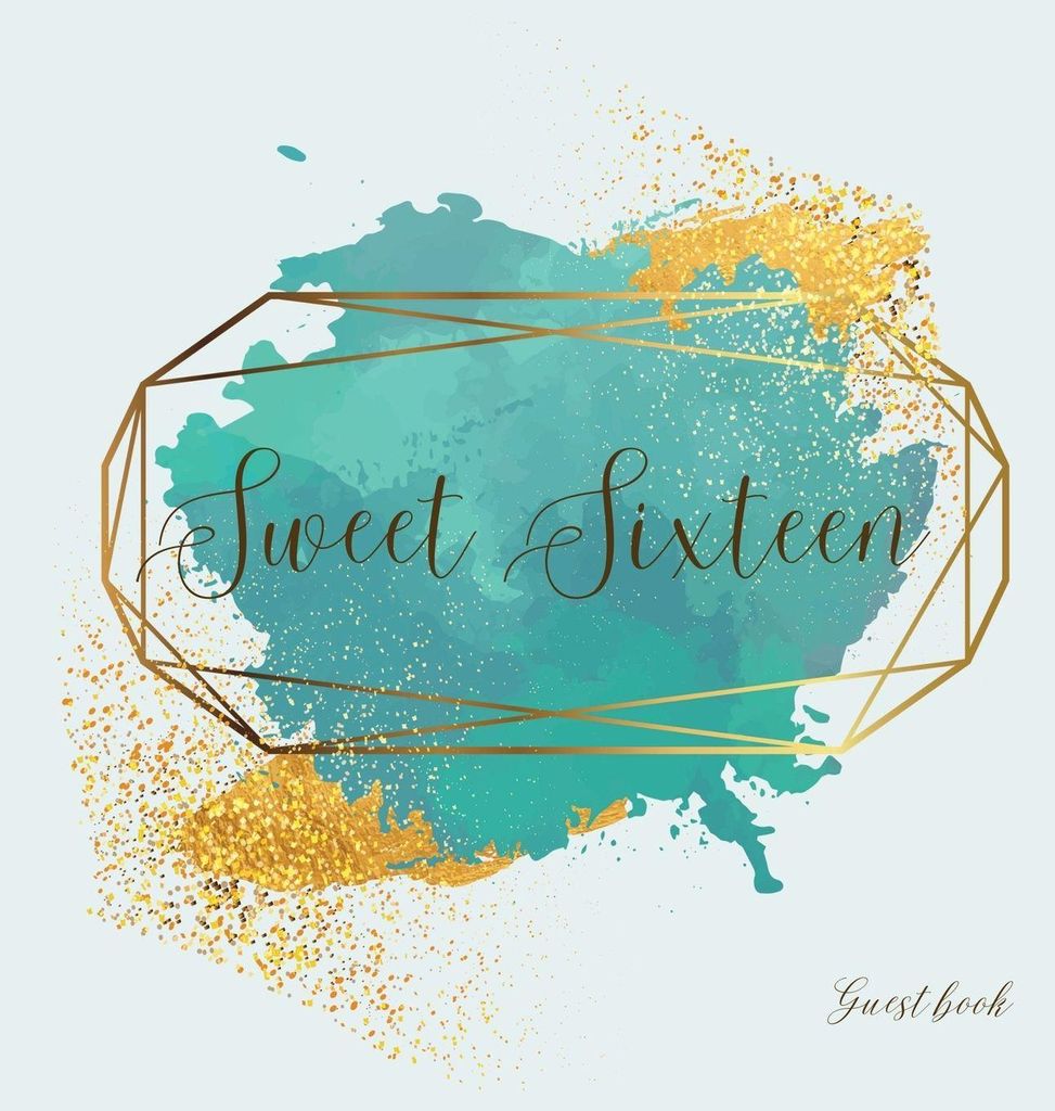 Sweet sixteen guest book, party Guest book, birthday party guest book to sign