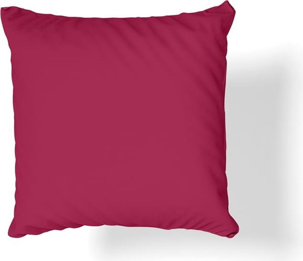 Baumwollsatin-Kissenbezug 40x40 Magenta