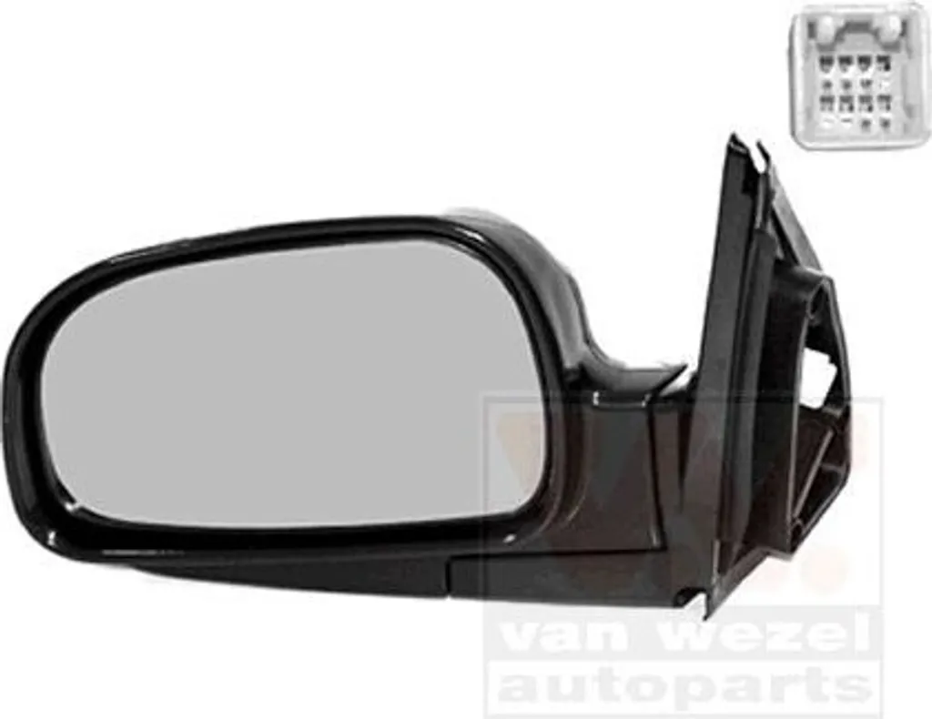 Rétroviseur chauffant convexe VAN WEZEL 8265807 HYUNDAI SANTA FÉ I (SM)