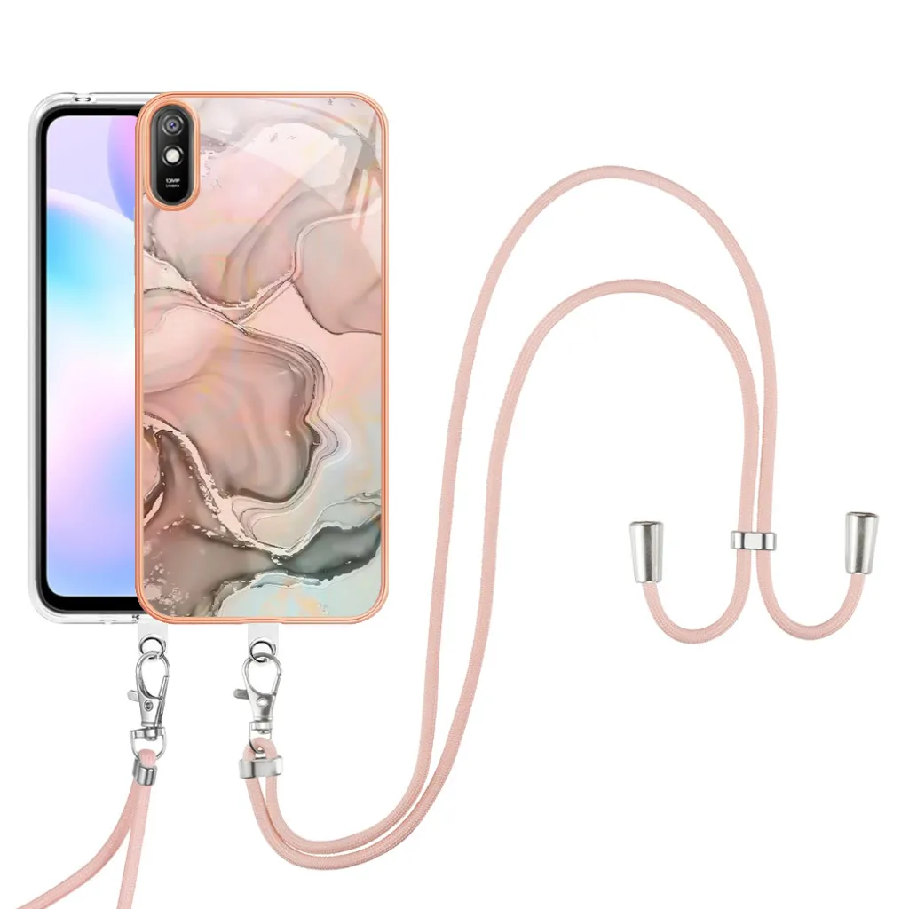 Custodia Xiaomi Redmi 9A con Laccio - La Libertà del Design Crème