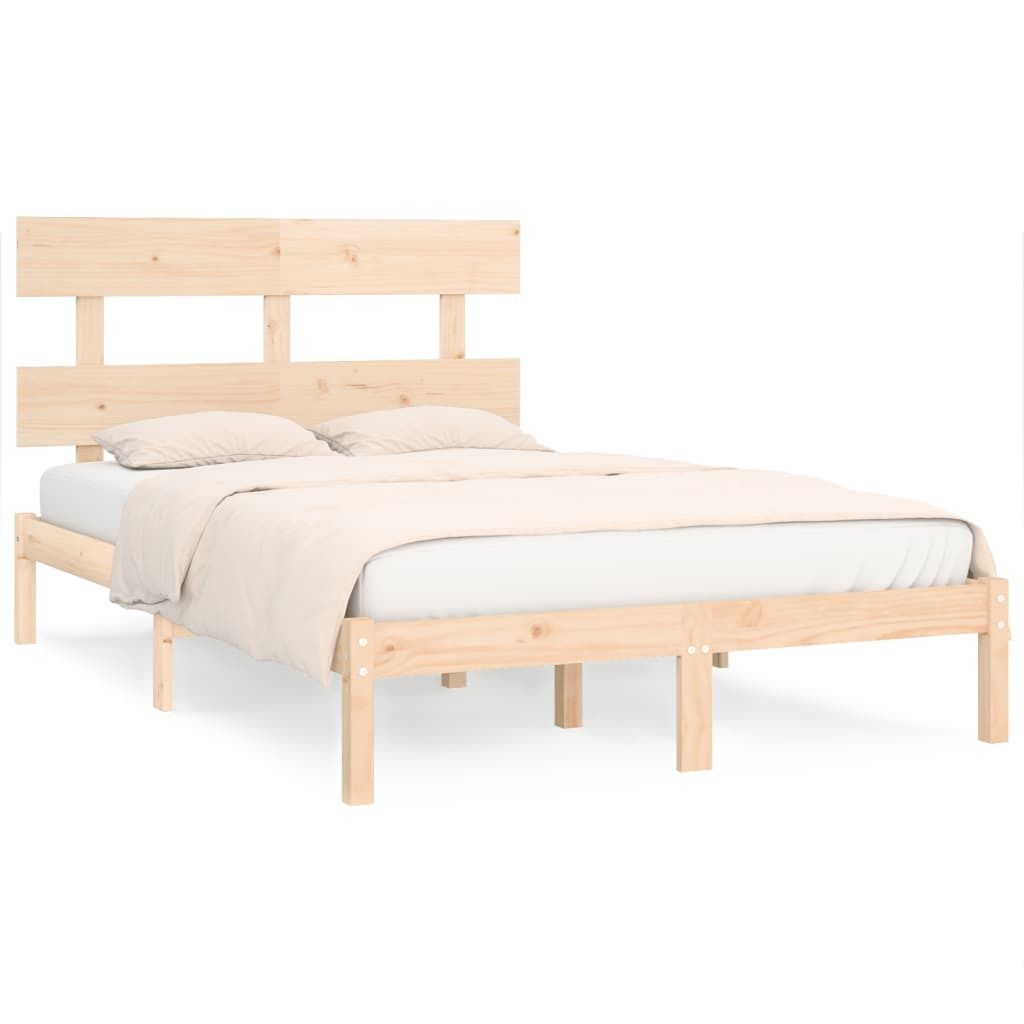 vidaXL Massivholzbett 200x200 cm