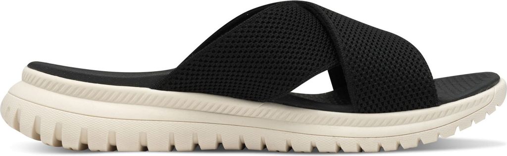 s.Oliver Damen Pantolette gekreuzte Riemen Profilsohle 5-27109-44, Größe:41 EU, Farbe:Schwarz
