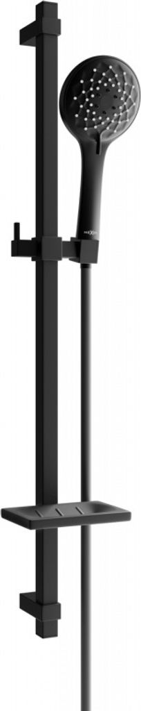 Mexen DQ74 Schiebe-Dusch-Set, Schwarz - 785744581-70