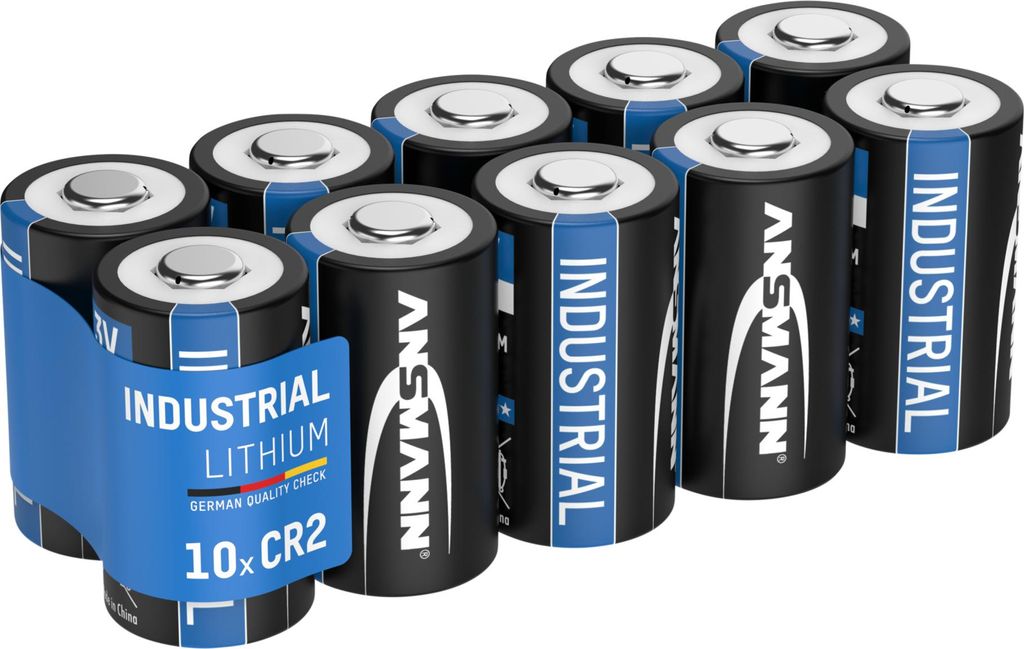 ANSMANN Lithium Batterie CR2 3V, 10 Stück, DLCR2