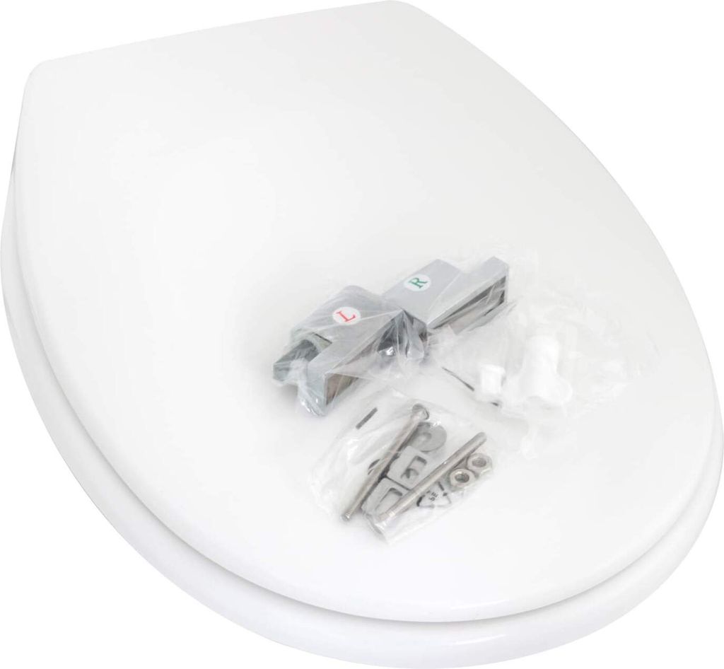 Homeline WC-Sitz mit Absenkautomatik, Duroplast weiß, Produktbild 4