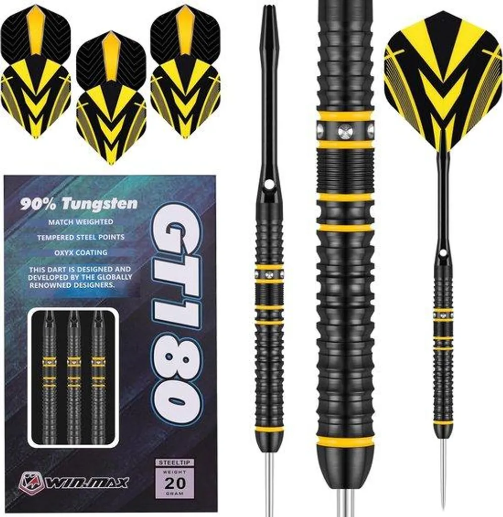 Fléchettes tungstène 20g de haute précision contre les rebonds - 3pcs