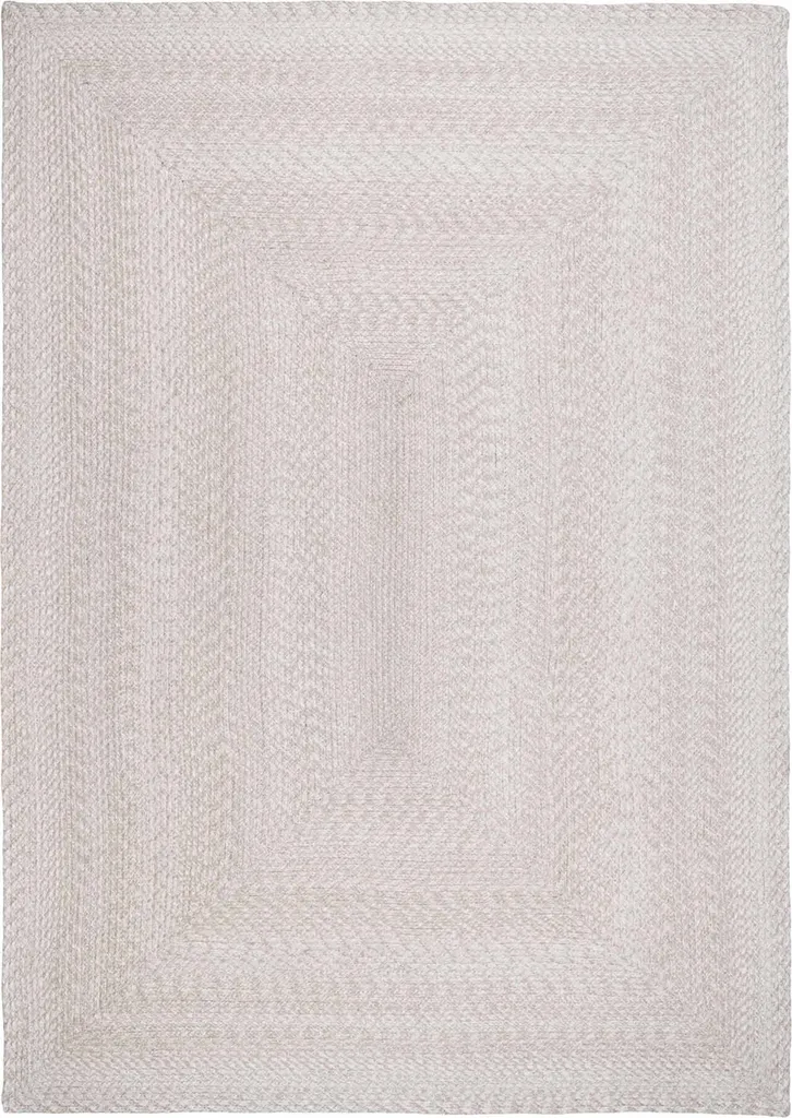 Grand tapis de salon 200x300 cm Menorca coloris sable et naturel