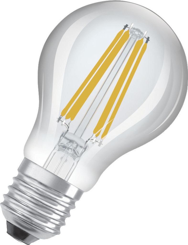 OSRAM LED Stromsparlampe, Filament Birne mit E27 Sockel, Produktbild