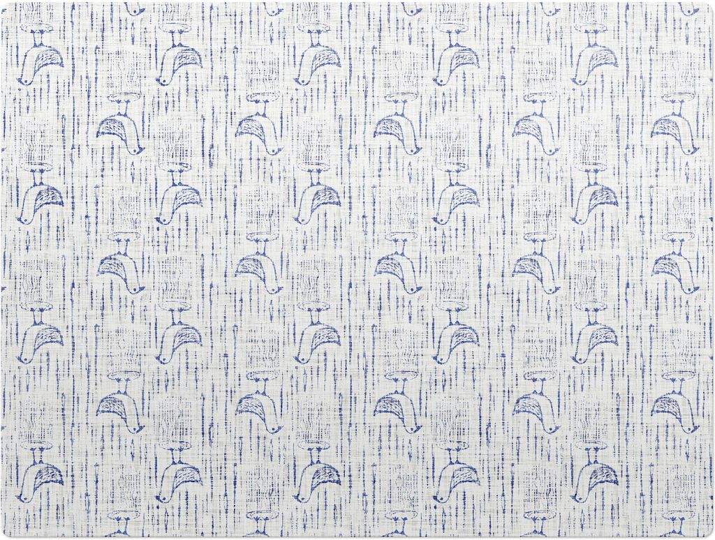 Vögel Im Regen – Bodenschutzmatte – Rutschfest – Schutzmatte für Büro – Vinylmatte – Stuhlunterlage – 120 x 90 cm