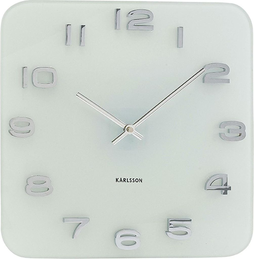 Karlsson - Wanduhr Vintage - Weiß - 35x35cm Produktbild 