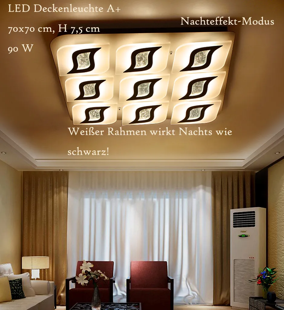 Plafonnier LED XW245WJ avec Télécommande - Luminosité Réglable