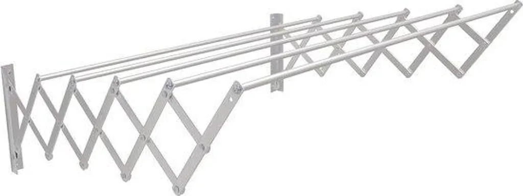 Séchoir mural 110 cm en acier inoxydable robuste pour gain de place