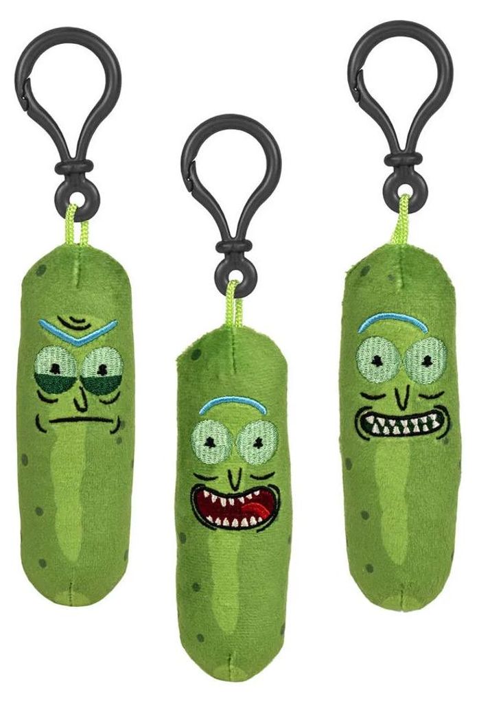 Portachiavi Play By Play, Pickle Rick & Morty, 10 cm, Immagine del prodotto 