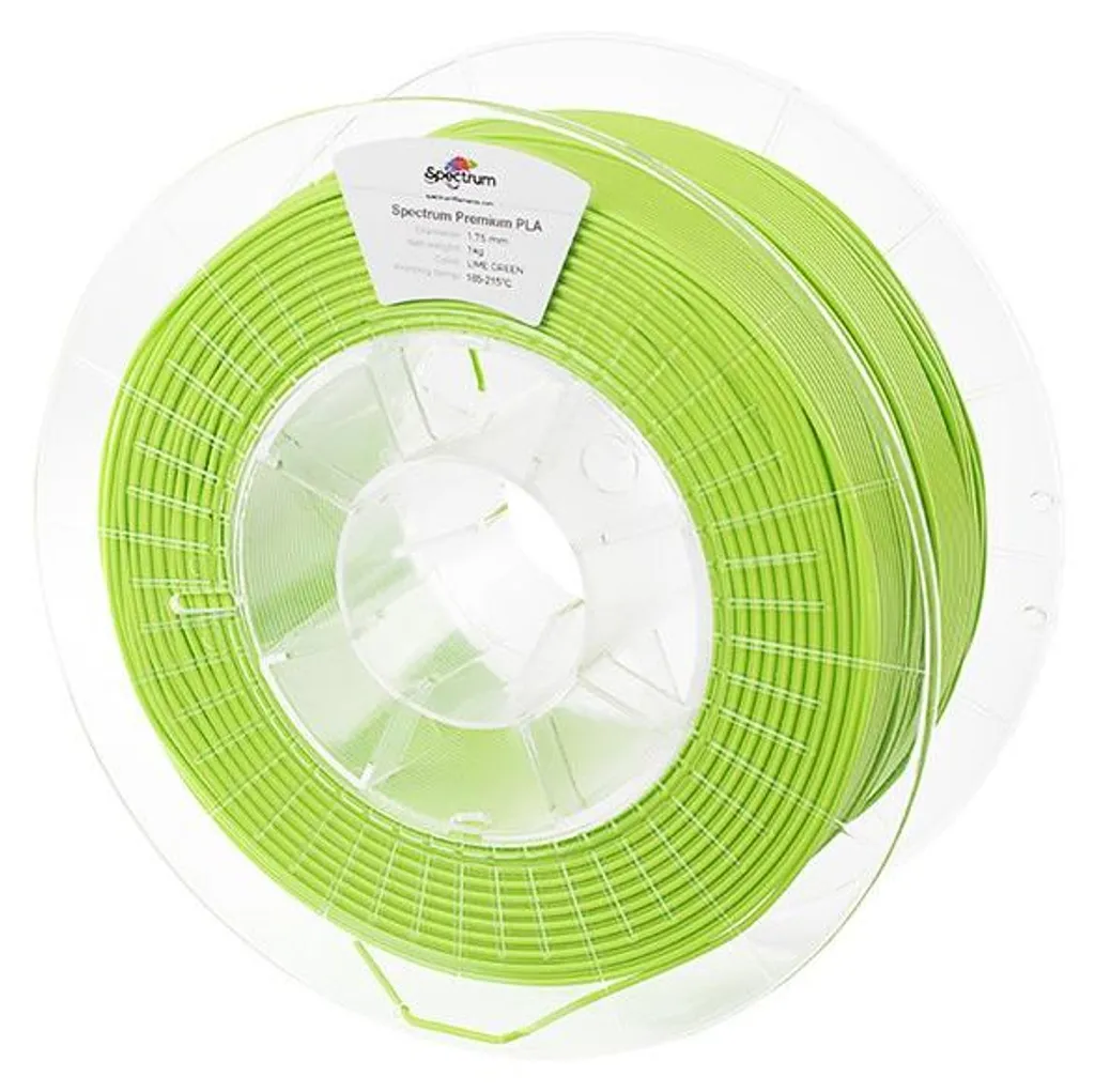 Plus de Buse Bouchée : Filament 3D Spectrum 80014 PLA Premium Vert Lime 1.75mm