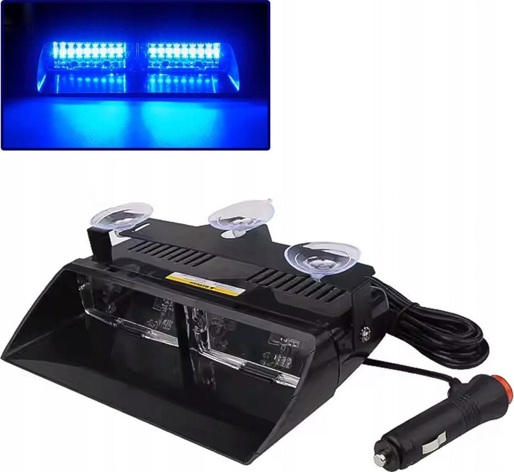 Led Blau Blinkende Warnlampe Hinter Dem Fensterschalter 18 Produktbild 