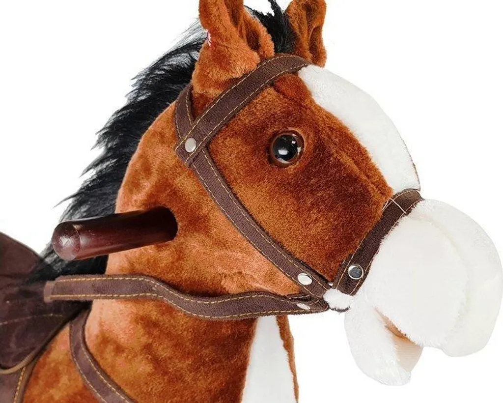 Restaurer un cheval à bascule de 74cm avec cette muselière en bronze