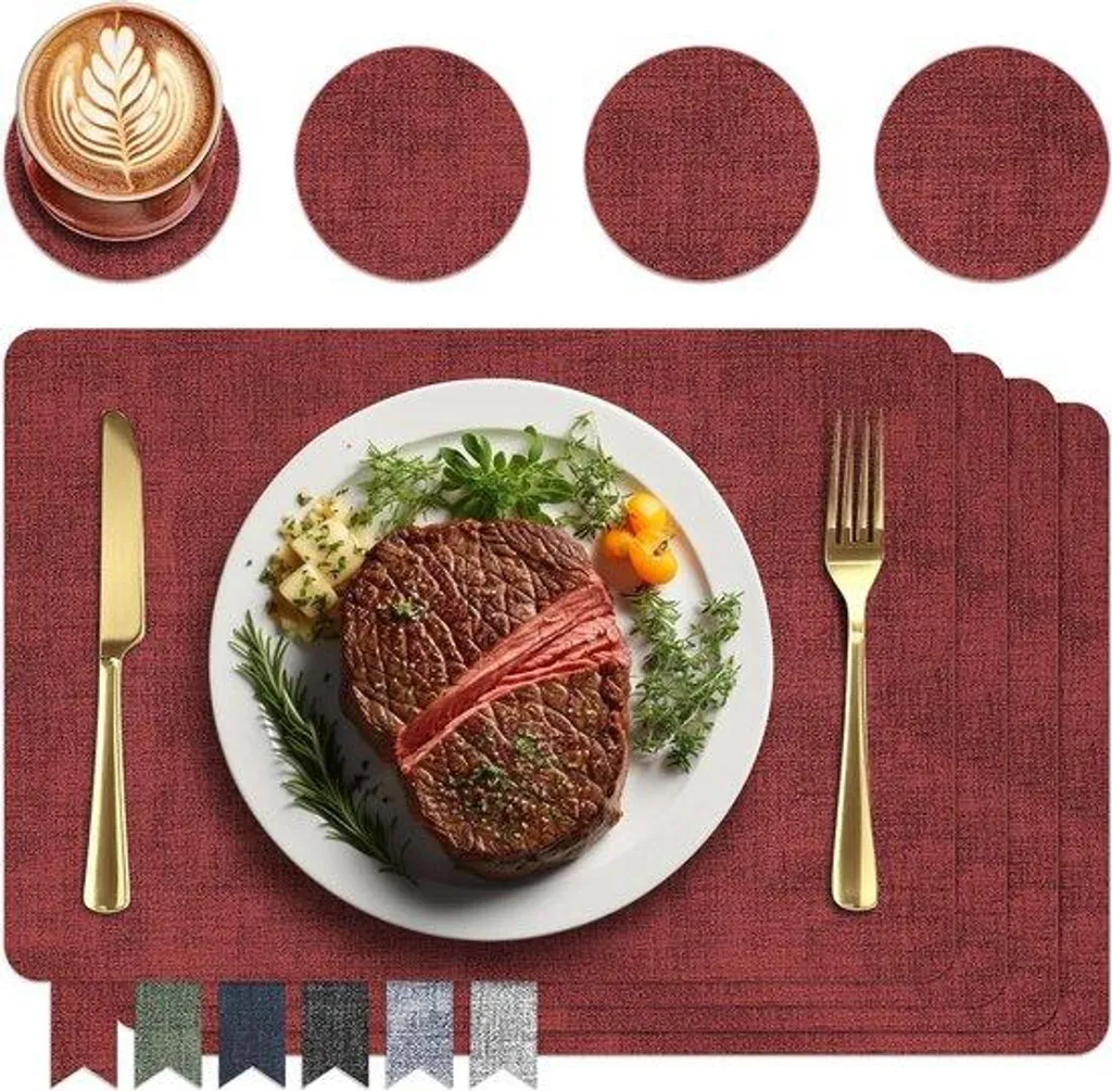 Finissez-en avec les taches : set de table et coussins en cuir lavables