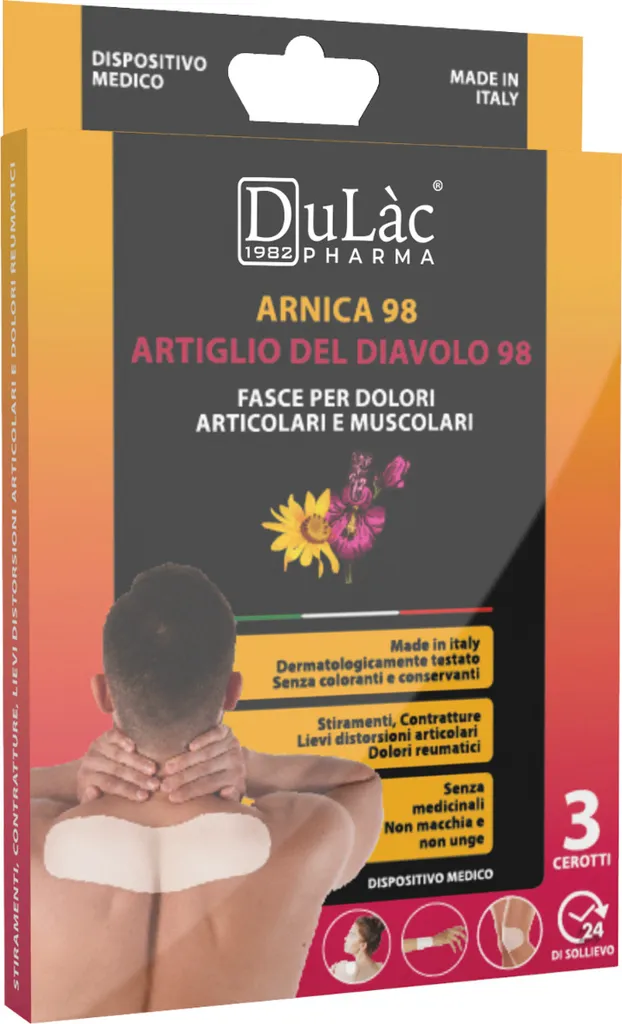 Cerotti 3 TAPPE per Sportivi: Arnica e Artiglio del Diavolo Antinfiammatori
