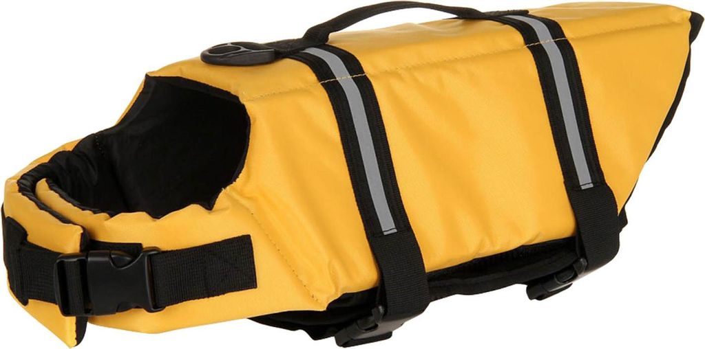 Haustier-Schwimmweste, reflektierend, atmungsaktiv, Netzgewebe, tragbar, für Hunde, Lebensretter, Schwimmweste für Bootfahren, Schwimmen und Stra...