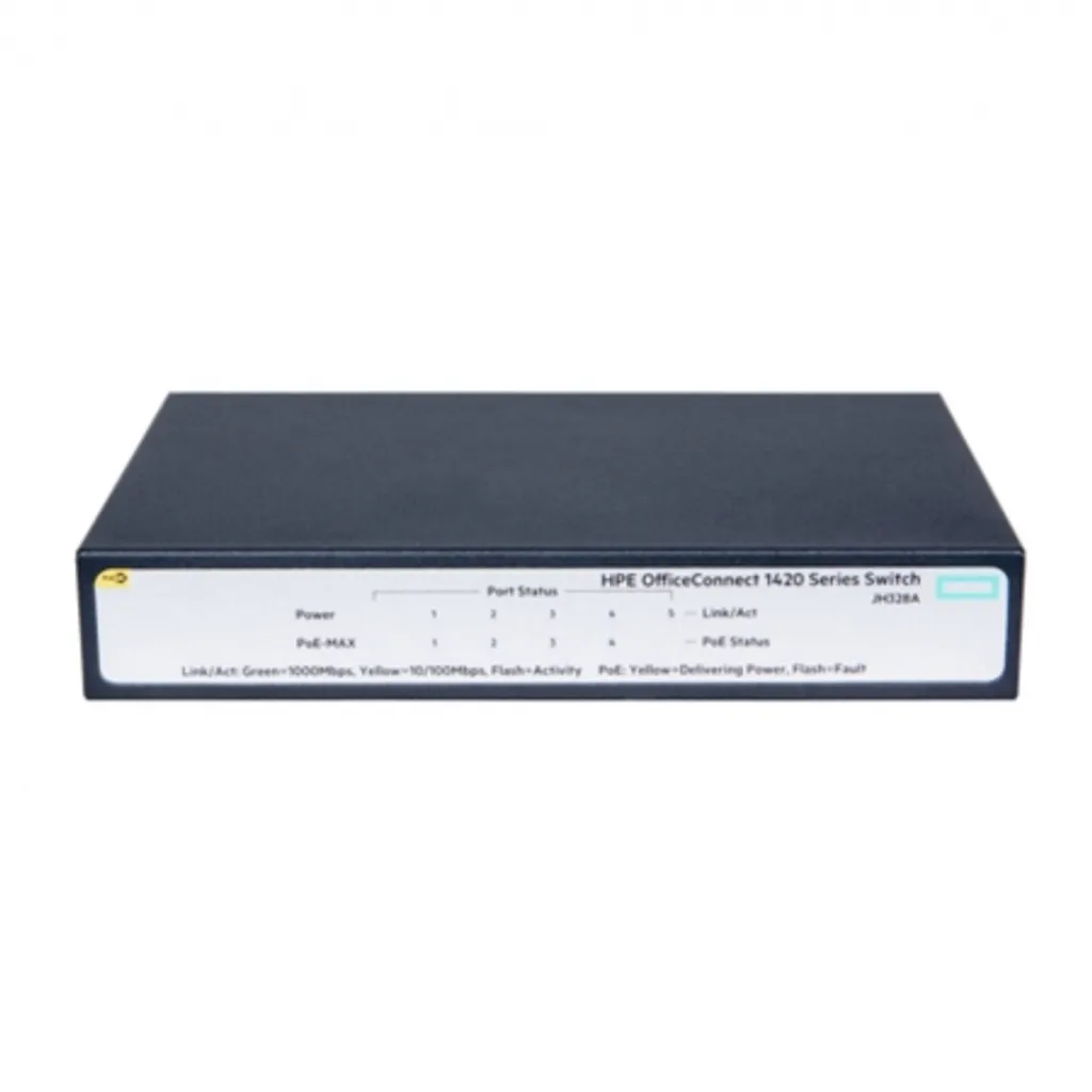 HPE OfficeConnect 1420 5G Switch PoE+ 32W L2 Gigabit Ethernet 1U