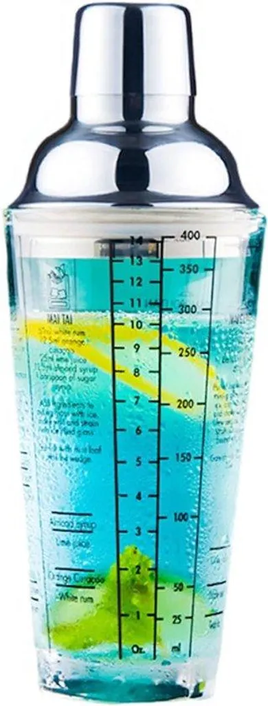 Shaker à cocktail 40cl en verre pour apprendre la mixologie facile
