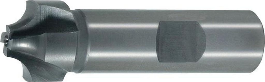 Viertelkreisprofilfräser DIN 6518B TypN R.2mm D.10mm HSS-Co Weldon