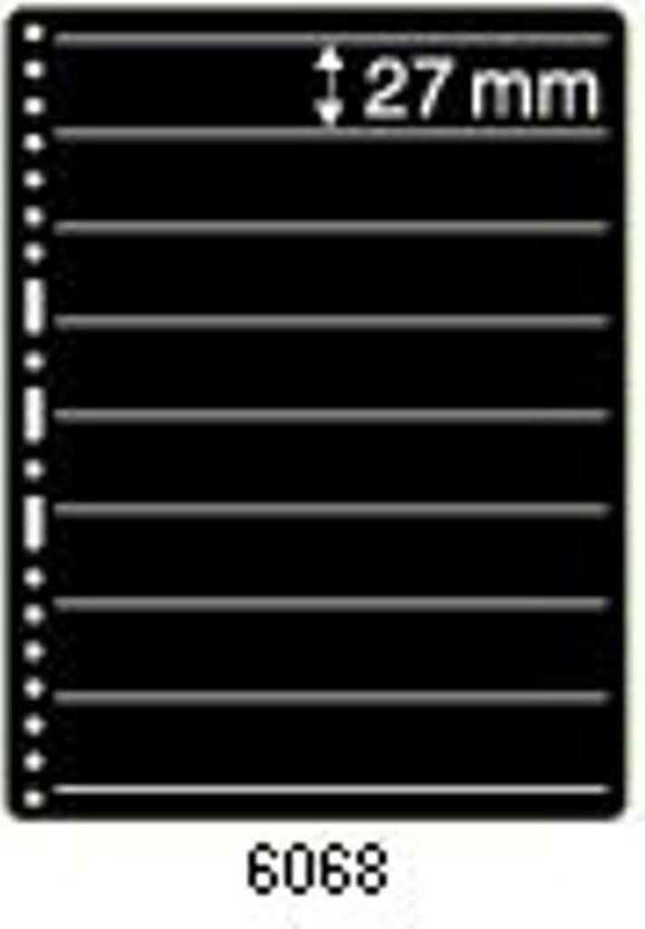 PRINZ Einsteckblätter 6768 Prinz-System 8 Fächer je 27 mm Höhe