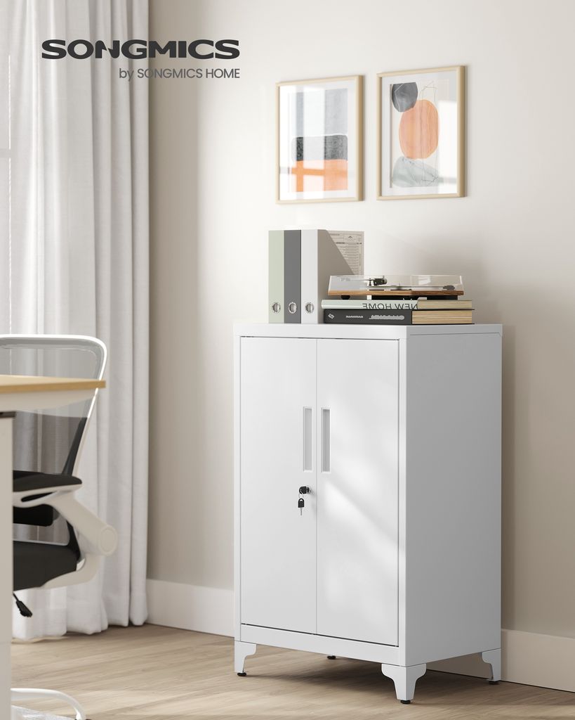 SONGMICS Aktenschrank, Mehrzweckschrank, Büroschrank mit 2 Produktbild 