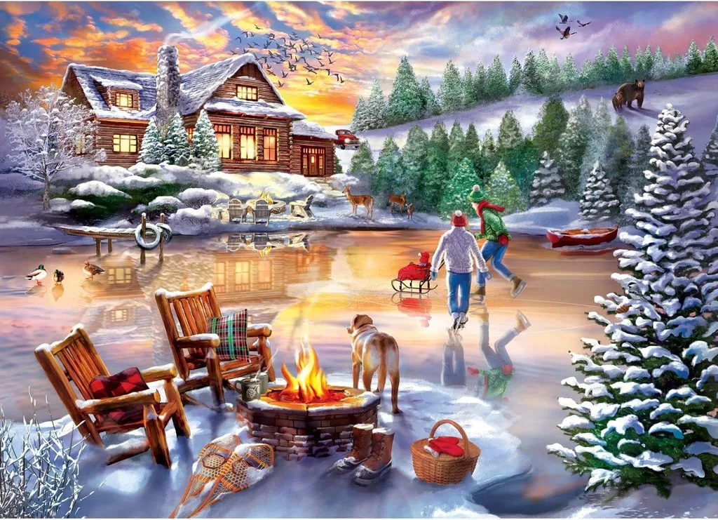 MasterPieces Puzzle Zeit weg ein abendliches Skate 1000 pièces de qualité