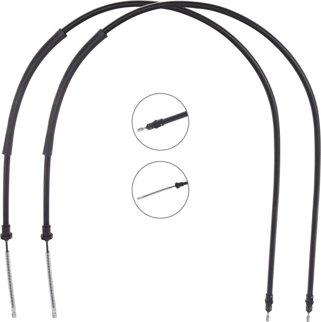 RIDEX Handbremsseil Seilzug Feststellbremse passend für PEUGEOT 106 I (1A, 1C) Rechts Links Hinten 124C1443