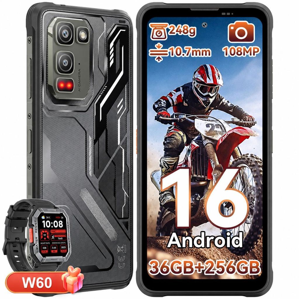 Blackview FORT 5 z procesorem W60, smartfon outdoorowy, 36 Zdjęcie produktu 