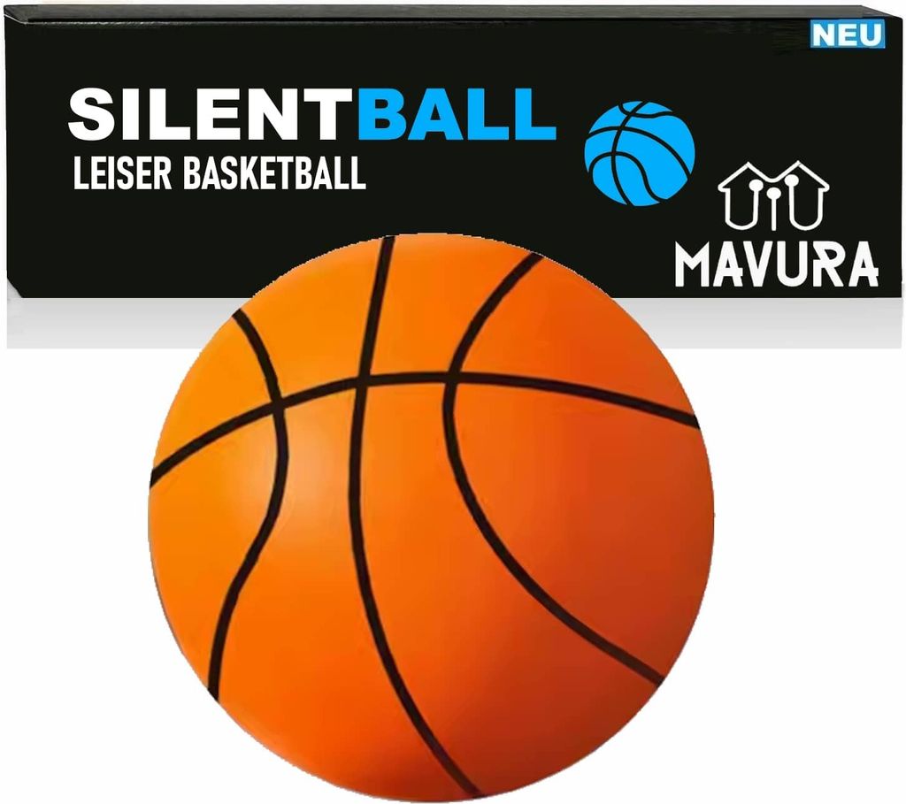 SILENTBALL Silent Basketball Leiser Indoor-Trainingsball Produktbild 