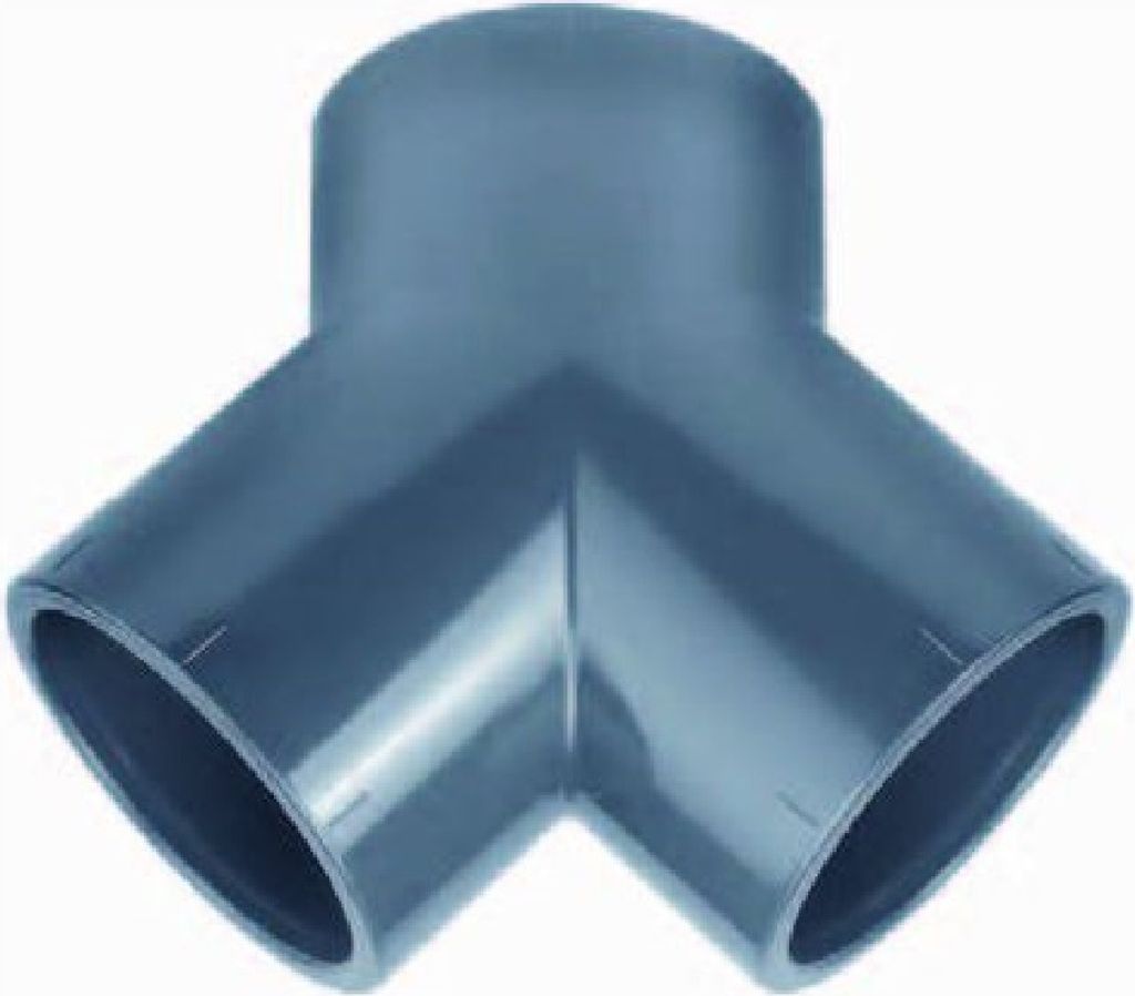 Cepex PVC Y-Stück 50mm PN16 für Teich und Poolbau