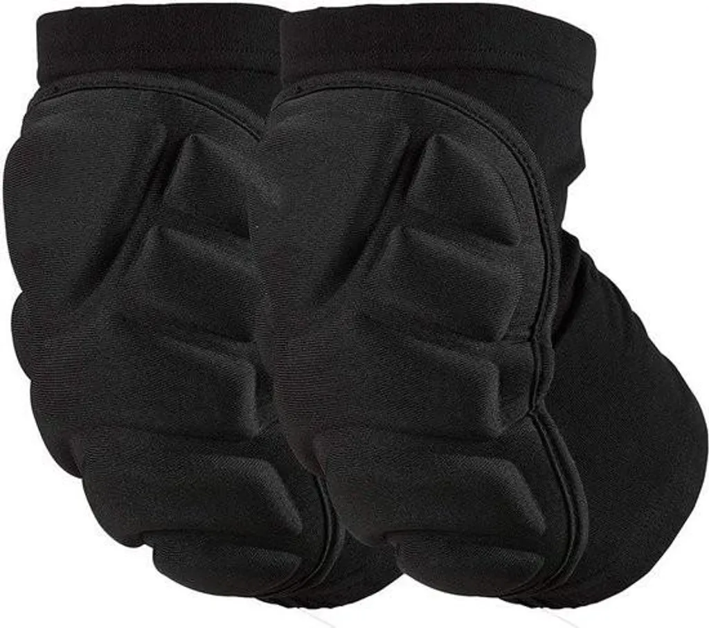 Protections de coudes respirantes pour sport et danse en mousse noire M